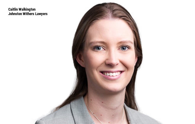 Caitlin Walkington, Johnston Withers Lawyers