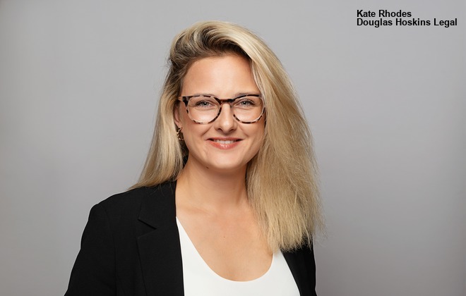 Kate Rhodes, Douglas Hoskins Legal