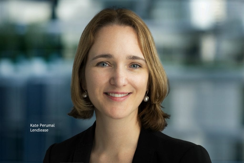 Kate Perumal, Lendlease