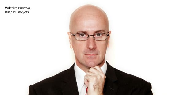 Malcolm Burrows, Dundas Lawyers